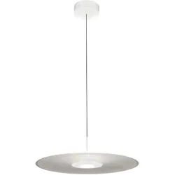 Pendellampe Azure Weiss 45 cm 200 cm - LED - Lichtfarbe: Warmweiss - Material: Metall/Acryl - Pendellampe- LED Energiesparlampe