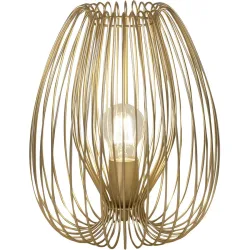 Tischlampe Aruna Gold Metall 25 cm 31 cm - Tischlampe