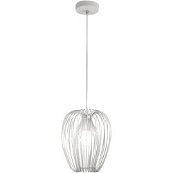 Pendellampe Aruna Weiss Metall 25 cm 200 cm - Pendellampe