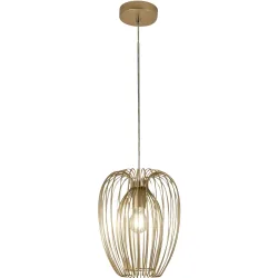 Pendellampe Aruna Gold Metall 25 cm 200 cm - Pendellampe