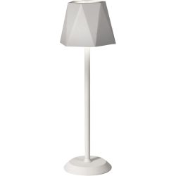 Tischlampe Keely Weiss Metall 38 cm - LED - Lichtfarbe: Warmweiss - Tischlampe- LED Energiesparlampe