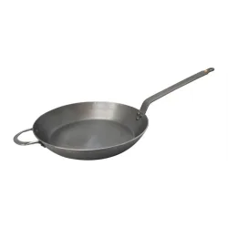 De Buyer Bratpfanne Mineral B Grau Blech/Stahl 32 cm 4.5 cm 32 cm - Material: Stahlblech - Bratpfanne