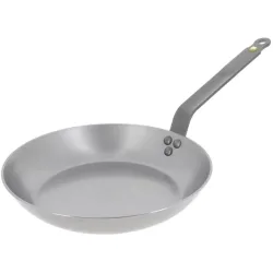 De Buyer Bratpfanne Mineral B Silber Blech/Stahl 28 cm 4 cm 28 cm - Material: Stahlblech - Bratpfanne