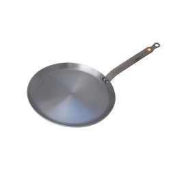 De Buyer Crêpes-Pfanne Mineral B Silber Blech/Stahl 1.2 cm 24 cm - Material: Stahlblech - Crêpes-Pfanne