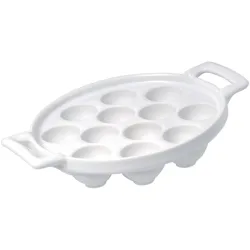 Schneckenpfanne Revol Weiss Porzellan 4 cm - Schneckenpfanne