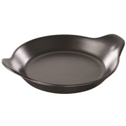 Eierpfanne Revol Schwarz Porzellan 18 cm 4.5 cm 18 cm - Farbe: schwarz matt - Eierpfanne