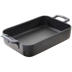 Auflaufform Revol Schwarz Porzellan 16 cm 4.5 cm - Farbe: schwarz matt - Auflaufform