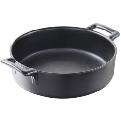 Auflaufform Revol Schwarz Porzellan 18.5 cm 5.5 cm 18.5 cm - Farbe: schwarz matt - Auflaufform
