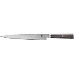 Tranchiermesser Miyabi Silber Stahl 38.1 cm 3.6 cm - Material: MC66-Pulverstahl / Schwarz-Ahorn - Tranchiermesser