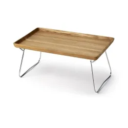 Tablett Continenta Braun Holz 53 cm 32 cm - Material: Eiche - Tablett