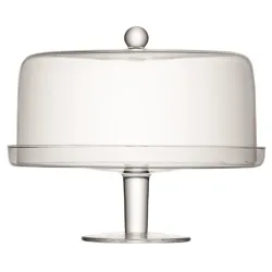 Klara Kuchenplatte Haube D33cm H30cm transparent