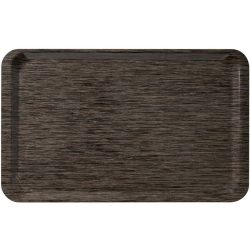 Diverse Tablett Roltex Braun Kunststoff 32.5 cm 53 cm - Farbe: Dunkle Eiche - Material: Hochdrucklaminat - Tablett