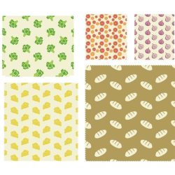 Diverse Bienenwachstuch Beewee Mehrfarbig Baumwolle/Wachs 0 cm - Bienenwachstuch