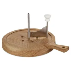 Diverse Käseschaber Friends Braun Edelstahl/Holz 24.1 cm - Käseschaber