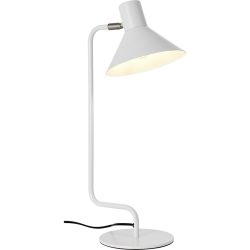 Tischlampe Fiona Weiss Metall 18 cm 50 cm - Tischlampe
