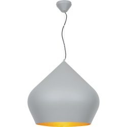 Pendellampe Bemie Grau Metall 52 cm 150 cm - Pendellampe