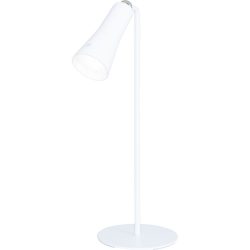 Tischlampe Banten Weiss Kunststoff/Metall 12 cm 14 cm - LED - Lichtfarbe: Helles Neutralweiss - Material: Metall/Kunststoff - Tischlampe- LED