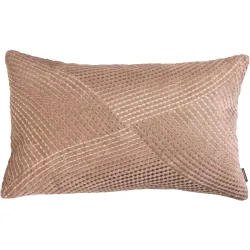Zierkissen Abia Braun/Grau Baumwolle 30 cm 50 cm - Farbe: taupe - Zierkissen