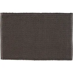 Tischset Debby Grau Baumwolle 48 cm - Farbe: anthrazit - Tischset