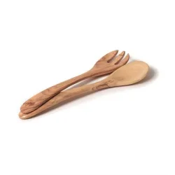 Bérard - Salatbesteck, 30cm, Braun