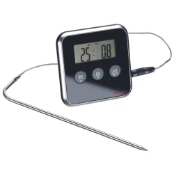 Westmark Digitales Bratenthermometer; 17 cm (L); schwarz/silber