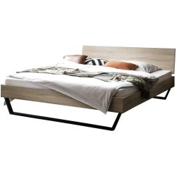 Hasena Bett Ingo Braun MDF 160 x 200 cm - Farbe: Eiche sägerau - Bett