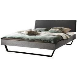 Hasena Bett Fred Grau MDF 160 x 200 cm - Farbe: betongrau - Bett