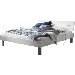 Hasena Bett Junka Weiss MDF 160 x 200 cm - Bett