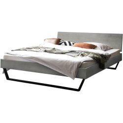 Hasena Bett Ingo Grau MDF 140 x 200 cm - Farbe: betongrau - Bett