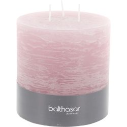 Balthasar - Zylinderkerze 3-Docht, 120X120MM, Altrosa
