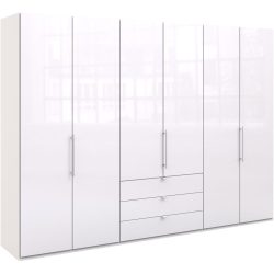 Kleiderschrank Folt Weiss Holzwerkstoff 300 cm 58 cm 216 cm - Kleiderschrank