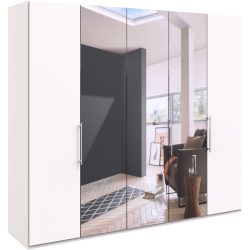 Kleiderschrank Folt Weiss Holzwerkstoff 250 cm 58 cm 216 cm - Kleiderschrank