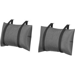 Kissen-Set Zaym Grau Holzwerkstoff - Farbe: anthrazit - Kissen-Set
