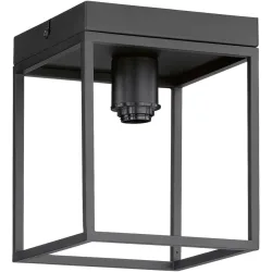 Deckenlampe Nero M6 Schwarz Metall 16 cm 20 cm - Deckenlampe