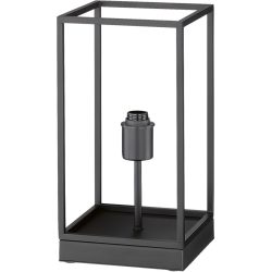 Tischlampe Nero M6 Schwarz Metall 16 cm 30 cm - Tischlampe
