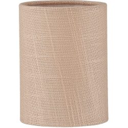 Lampenschirm Nero M6 Rosa Leinen 9 cm 11 cm - Farbe: rosé - Lampenschirm