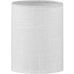 Lampenschirm Nero M6 Weiss Leinen 9 cm 11 cm - Lampenschirm