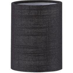 Lampenschirm Nero M6 Schwarz Leinen 9 cm 11 cm - Lampenschirm