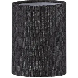 Lampenschirm Nero M6 Schwarz Leinen 9 cm 11 cm - Lampenschirm