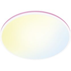 Deckenlampe WiZ Weiss Kunststoff 4 cm 40 cm - LED - Lichtfarbe: Extra warmweiss - Helles Neutralweiss - Material: Plastik - Deckenlampe- LED