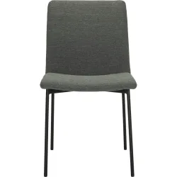 Stuhl Corti Grau Stoff 60 cm - Stuhl