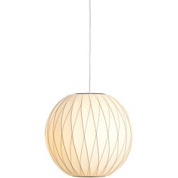 HAY Pendellampe Nelson Ball Weiss Kunststoff 33 cm 31 cm - Farbe: offwhite - Material: Polymer - Pendellampe