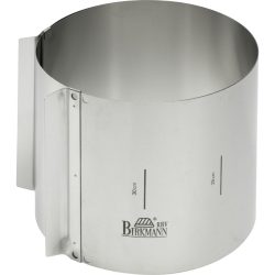 BIRKMANN - Ausziehbarer Tortenring, 30cm, Chrom