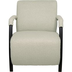 Sessel Amari Beige Stoff 63 cm 84 cm - Material: Polyester Stoff - Sessel