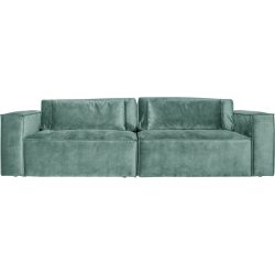 Sofa Karsten Blau Stoff 284 cm 118 cm - Farbe: saphir - Material: Polyester Stoff - Sofa