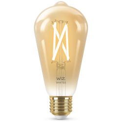 Leuchtmittel WiZ Glas E27 7 W - Farbe: Bernstein - LED - Lichtfarbe: Extra warmweiss - Tageslichtweiss - Leuchtmittel- LED Leuchtmittel