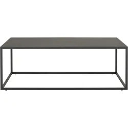 LIVIQUE, Beistelltisch Puerto Rico dunkelgrau Stahl B 100 H 35 cm - Beistelltisch