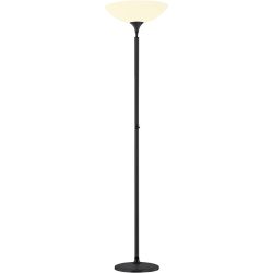 Designer-Stehlampe Bankamp Opera schwarz dimmbar H 180 cm - LED - Lichtfarbe: Extra warmweiss - Material: Messing/Eisen/Glas - Designer-Stehlampe- LED