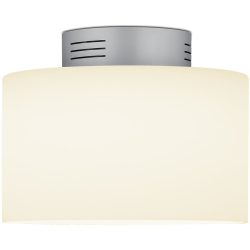 Designer-Deckenlampe Bankamp Grand opal aluminium eloxiert D 32 cm - LED - Lichtfarbe: Extra warmweiss - Material: Eisen/Acryl/Glas -