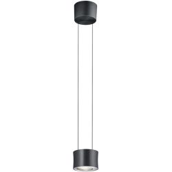 Designer-Pendellampe Bankamp Impulse anthrazit 1-flammig vertical flex - Farbe: anthrazit eloxiert - LED - Lichtfarbe: Extra warmweiss - Material: